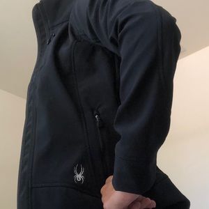 Spyder hooded - poly stretch jacket
